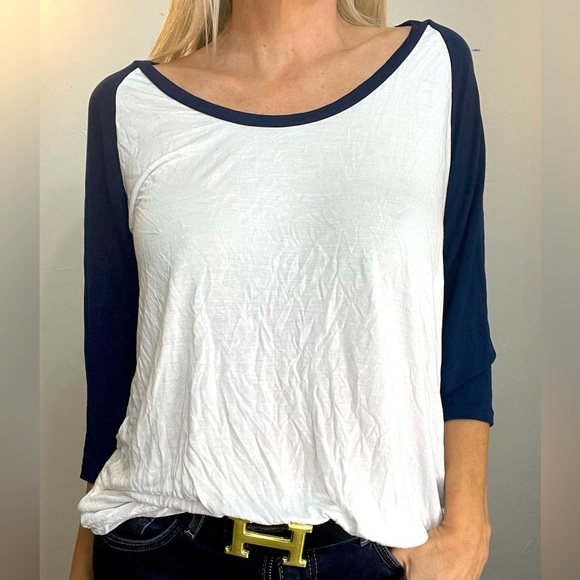 Lauren Moshi Tops - NWOT LAUREN MOSHI JERSEY SLEEVE TEE